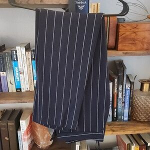 Navy Striped Men's Pants